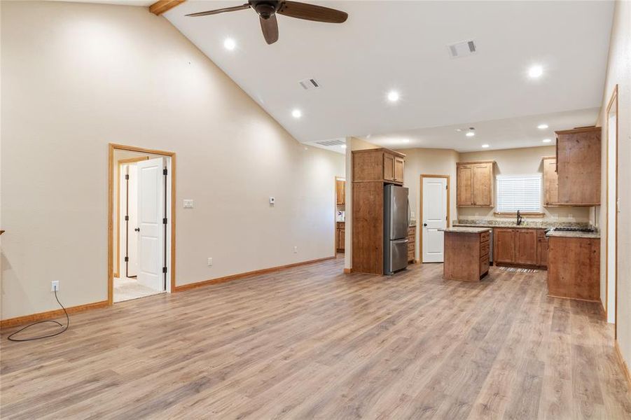 Entry to Primary Bedroom off Living Room