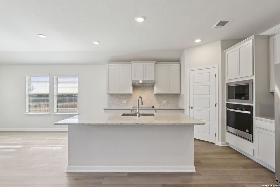 Furnished interior view inside a new home in Legendary Trails - Classic Series, Cibolo (Image 15).