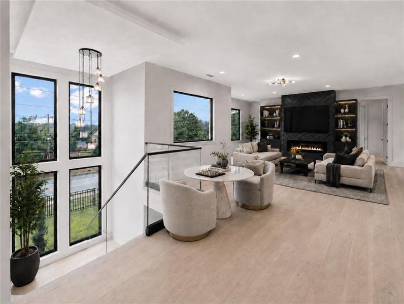 Furnished interior view inside a new home in , Lawrenceville (Image 36).