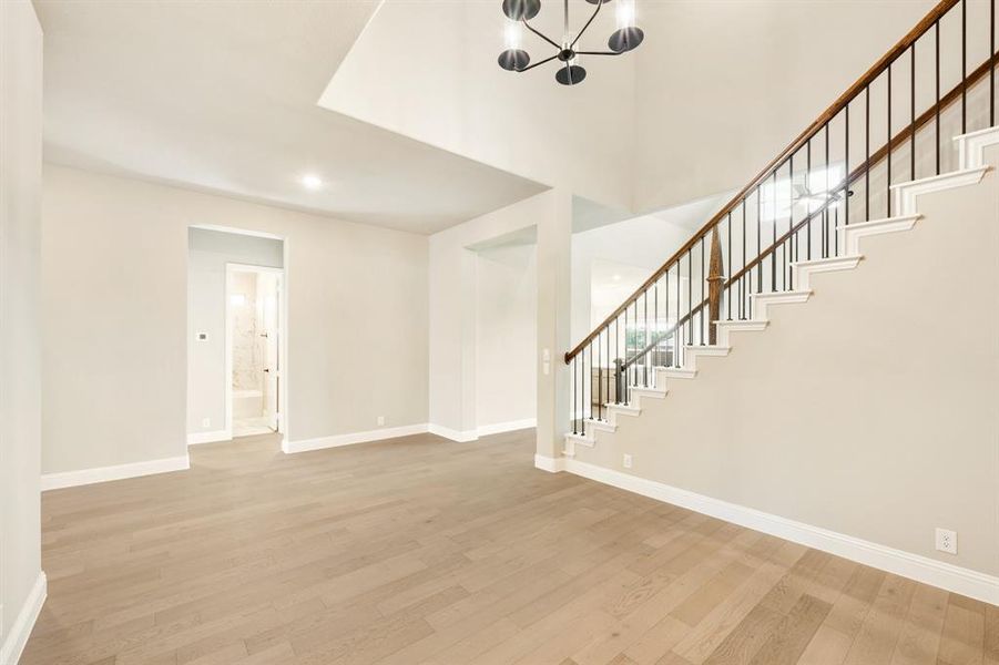 Spacious, unfurnished interior of a new home in Timberbrook 3B-4A, Justin (Image 32). Spacious, unfurnished interior of a new home in Timberbrook 3B-4A, Justin (Image 32).