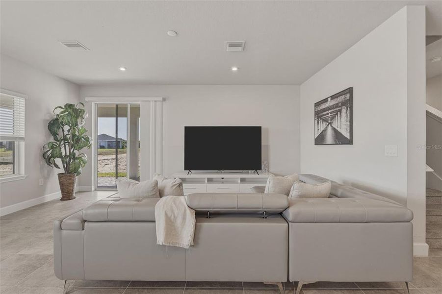 Furnished interior view inside a new home in West Port Single Family Homes, Port Charlotte (Image 17).