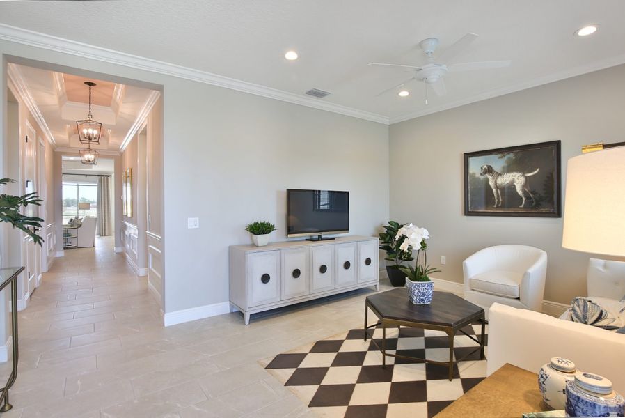 Furnished interior view inside a new home in Palm Grove, Lakewood Ranch (Image 6).