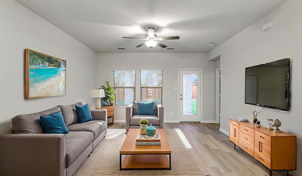 Furnished interior view inside a new home in Eastridge - Spring Series, McKinney (Image 8).