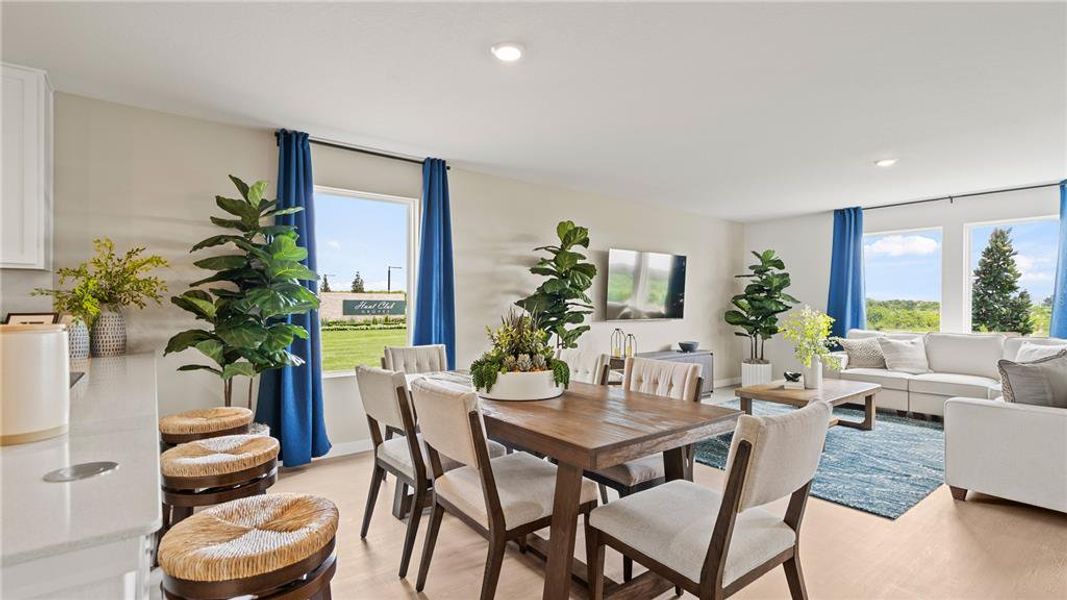 Furnished interior view inside a new home in Crosswinds, Haines City (Image 6).