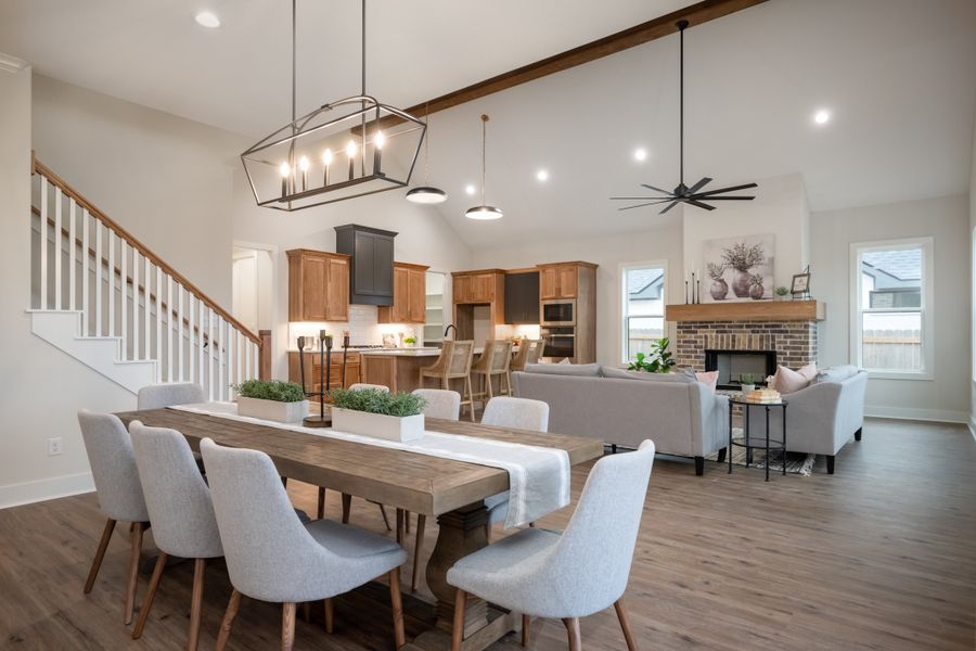 Representative furnished interior of a home built from the The Lydia by Reece Homes in Traditions, Bryan (Image 9).