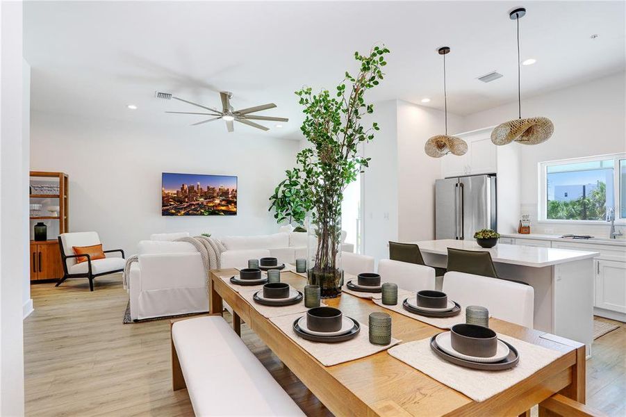 Furnished interior view inside a new home in , St. Petersburg (Image 6).
