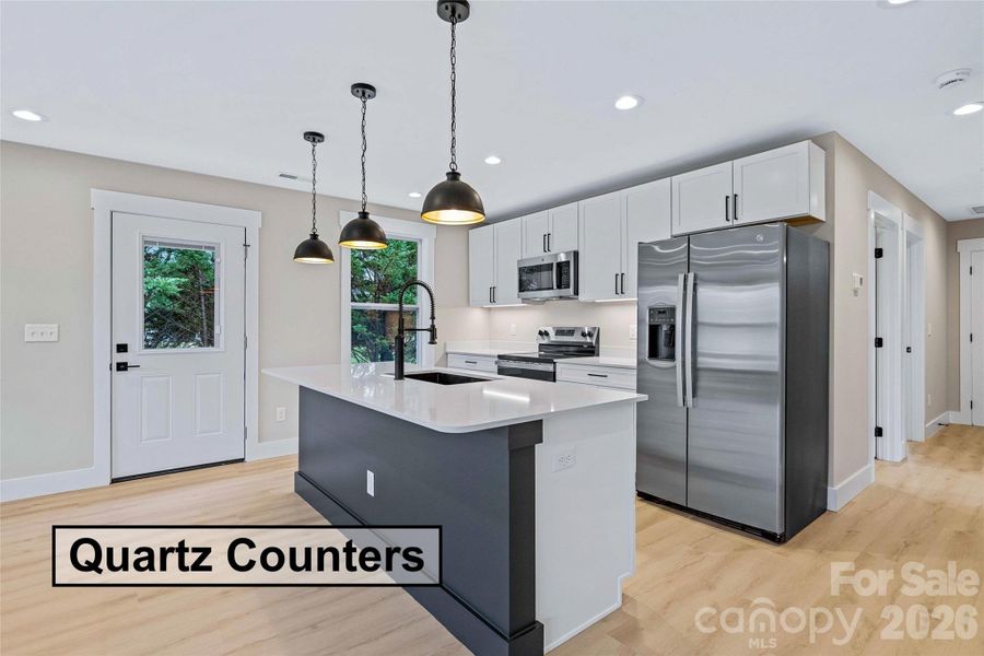 Furnished interior view inside a new home in , Canton (Image 7).