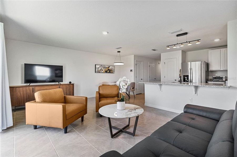 Furnished interior view inside a new home in Harmony West, St. Cloud (Image 7).