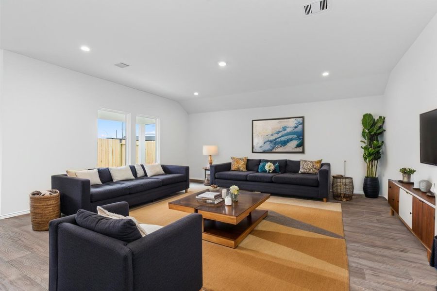 Furnished interior view inside a new home in Blue Heron Estates, Beasley (Image 17). Furnished interior view inside a new home in Blue Heron Estates, Beasley (Image 17).