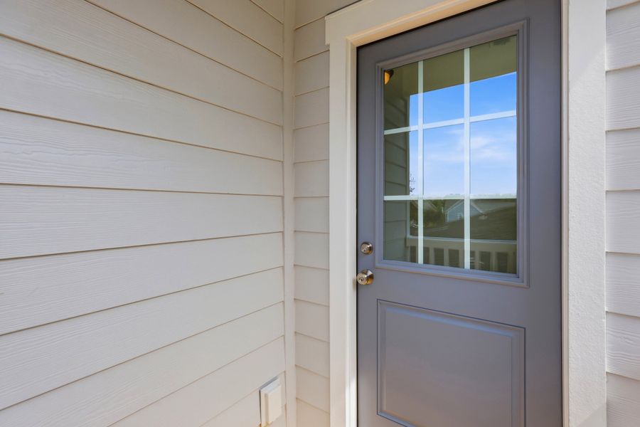 Representative exterior details of a home built from the The Lofton by RobuckHomes in Downtown Wilmington Collective, Wilmington (Image 35).
