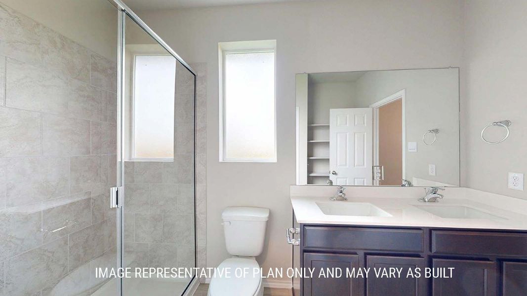 Furnished interior view inside a new home in The Terrace Duplexes, Temple (Image 8).