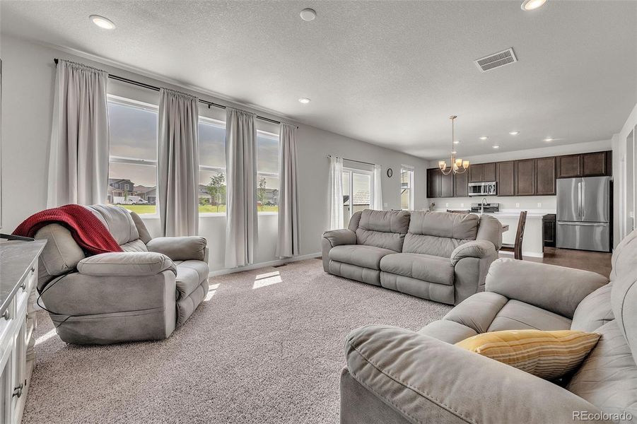 Furnished interior view inside a new home in , Fountain (Image 11).