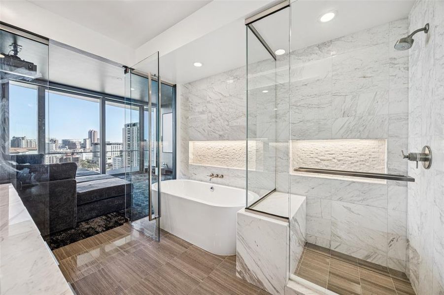 Furnished interior view inside a new home in , Dallas (Image 19). Furnished interior view inside a new home in , Dallas (Image 19).