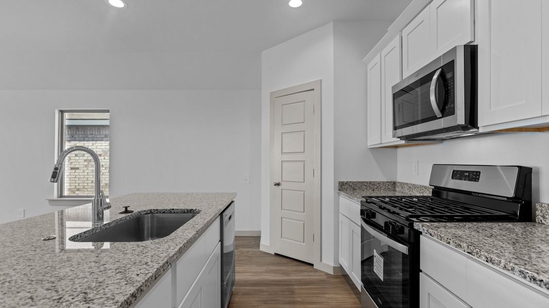 Representative furnished interior of a home built from the The Elgin by D.R. Horton in Allen Farms, Lubbock (Image 5).