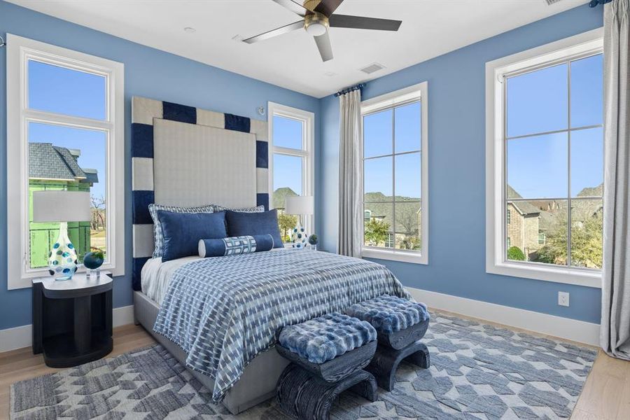 Furnished interior view inside a new home in , Southlake (Image 30).