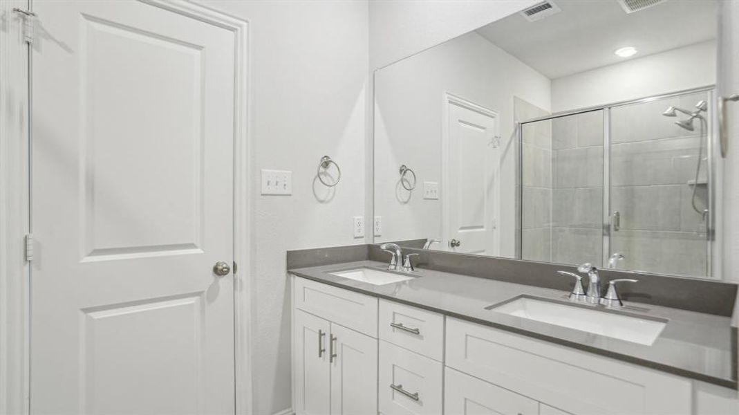Furnished interior view inside a new home in Venetian, Weston (Image 32).
