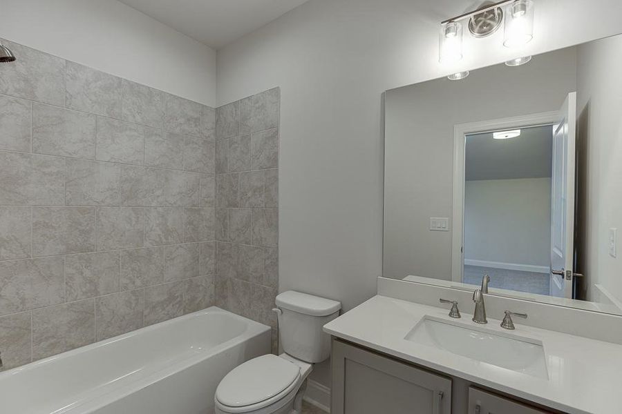 Furnished interior view inside a new home in , Buford (Image 9).