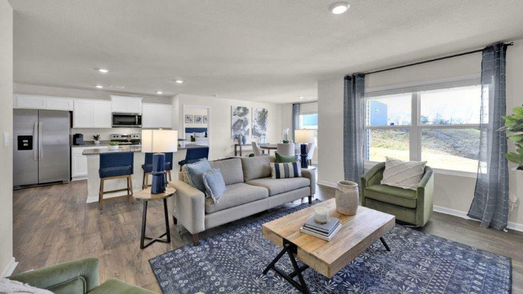 Furnished interior view inside a new home in Price's Point, Knoxville (Image 15).