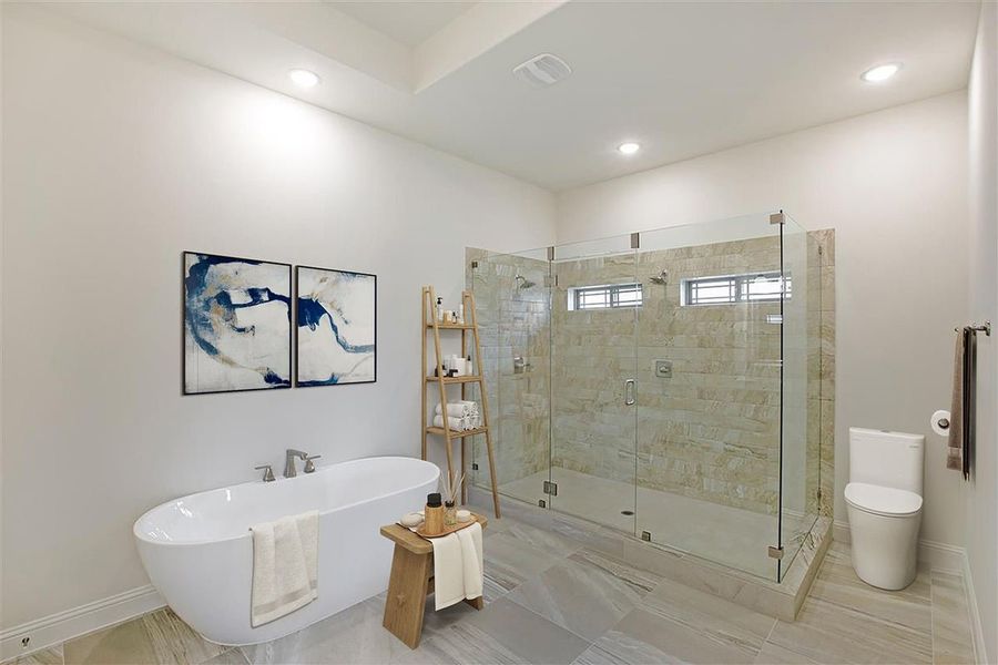 Representative furnished interior of a home built from the Sunrise FS by First Texas Homes in Parker Ranch, Parker (Image 7).