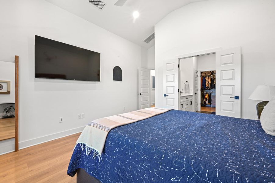 Furnished interior view inside a new home in Loyola, Austin (Image 30).