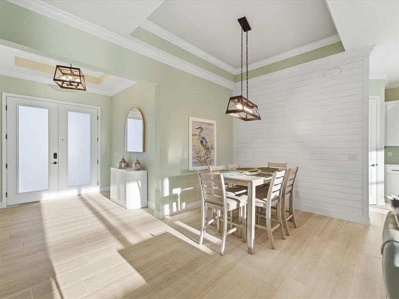 Furnished interior view inside a new home in , Rotonda West (Image 8).