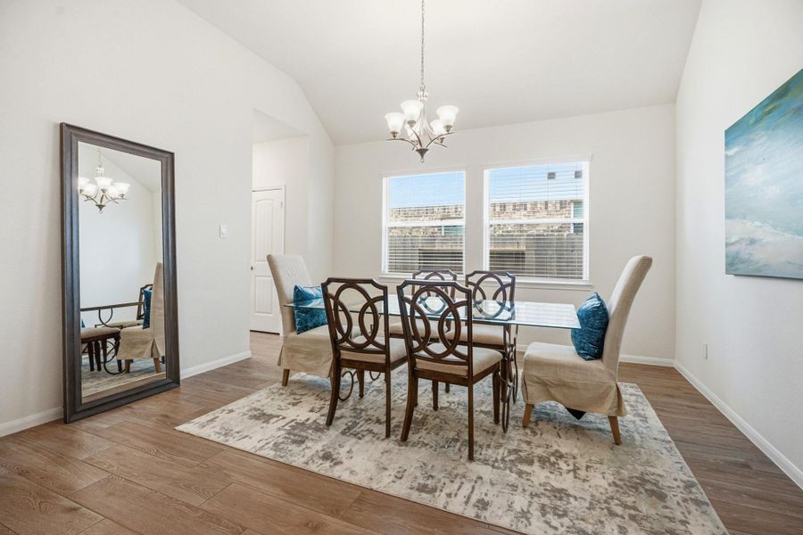 Furnished interior view inside a new home in , League City (Image 19).