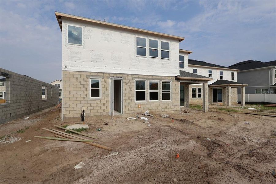 In-progress construction of a new home in Estates at Rivercrest, Sanford, FL (Image 17).