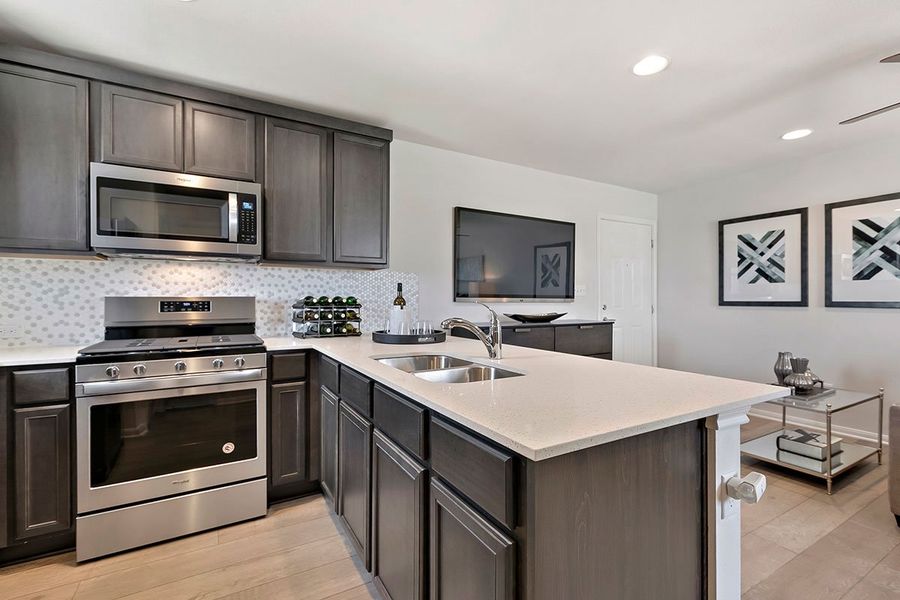 Representative furnished interior of a home built from the Arlington by Pacesetter Homes in Trace, San Marcos (Image 10). Representative furnished interior of a home built from the Arlington by Pacesetter Homes in Trace, San Marcos (Image 10).