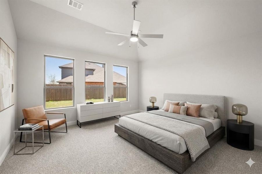 Furnished interior view inside a new home in The Retreat - Phase 1, Waxahachie (Image 12). Furnished interior view inside a new home in The Retreat - Phase 1, Waxahachie (Image 12).