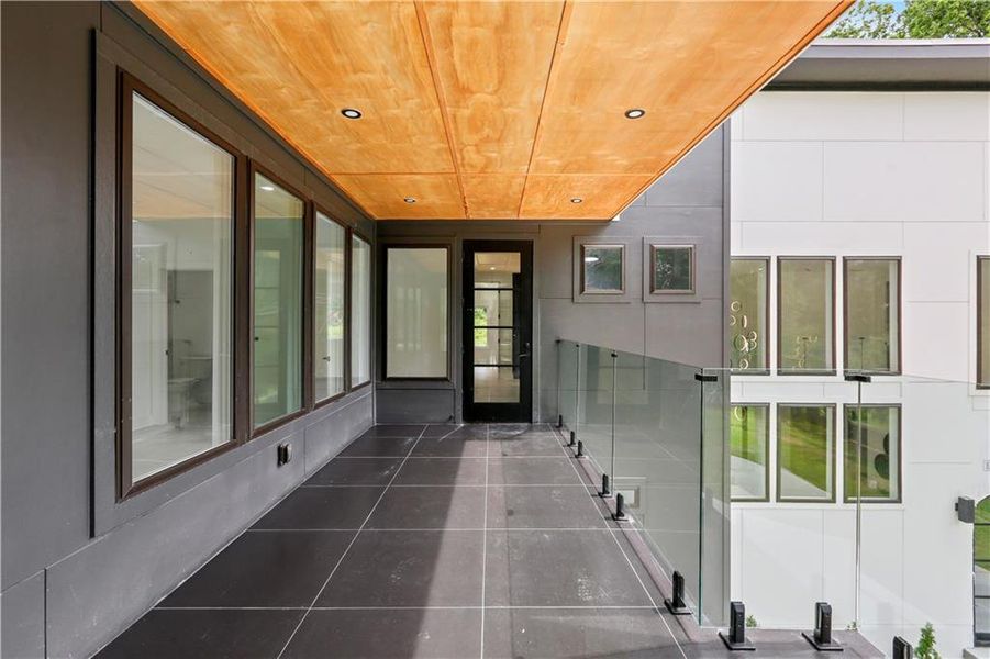 Exterior details and patio area of a home in , Atlanta (Image 4).