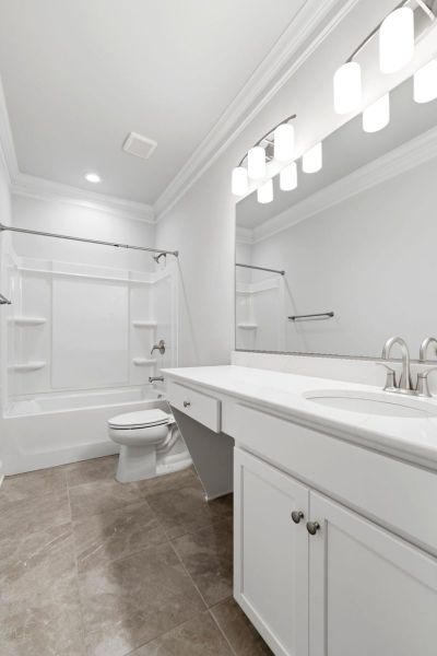 Furnished interior view inside a new home in Weybridge, Burlington (Image 37).