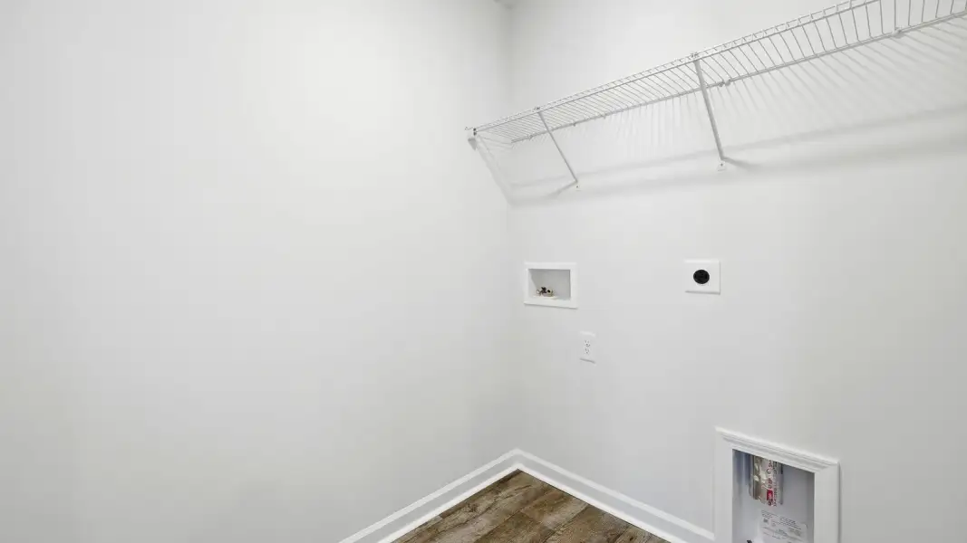 Representative unfurnished interior of a home built from the Freeport II - Express by D.R. Horton in Savannah Place, Wilson (Image 17).