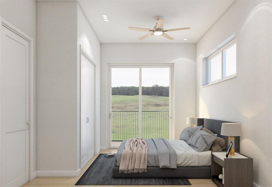 Furnished interior view inside a new home in , Dallas (Image 10).