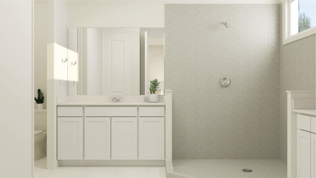 Furnished interior view inside a new home in Arden: The Providence Collection, Loxahatchee (Image 9).