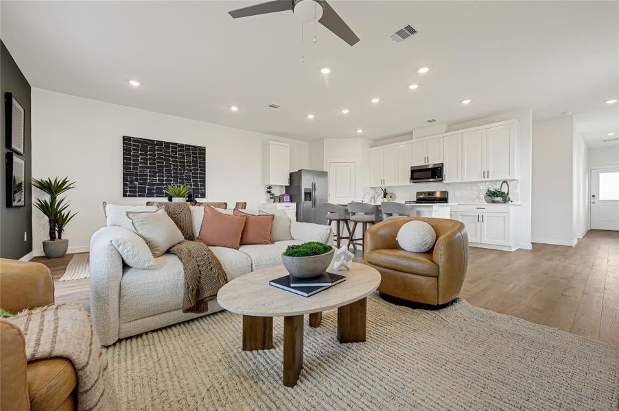 Furnished interior view inside a new home in , Katy (Image 6).
