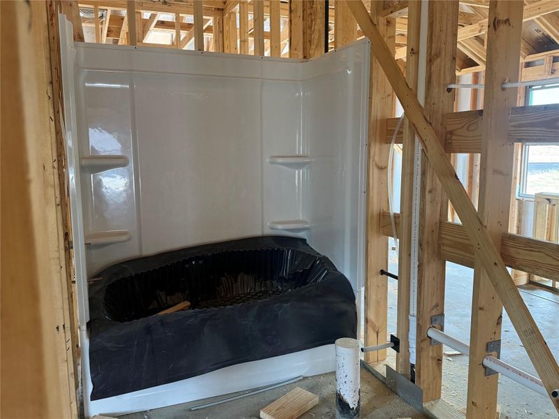 In-progress construction of a new home in Lexington Heights, Willis, TX (Image 7).