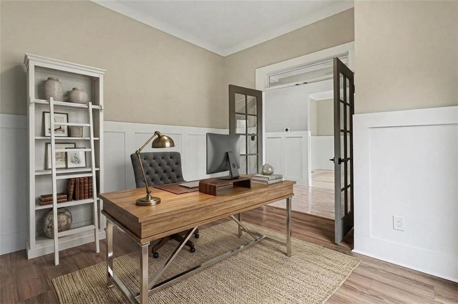 Furnished interior view inside a new home in , Loganville (Image 19).