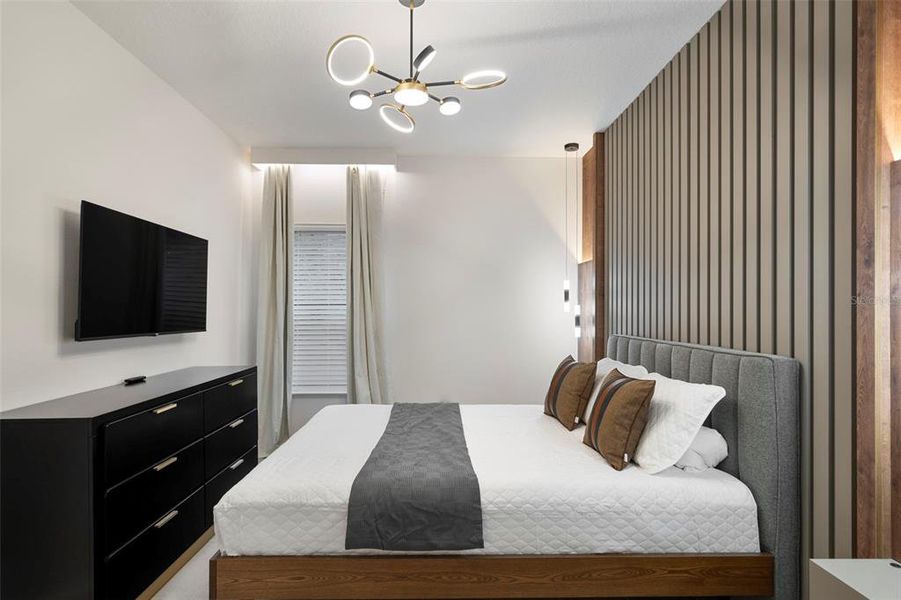 Furnished interior view inside a new home in , Orlando (Image 18).