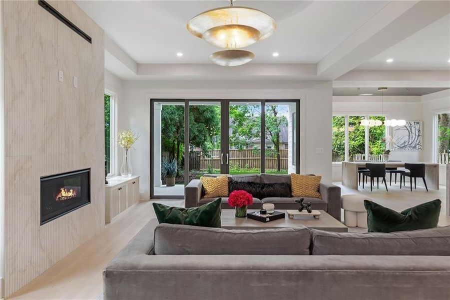 Furnished interior view inside a new home in , Atlanta (Image 6).