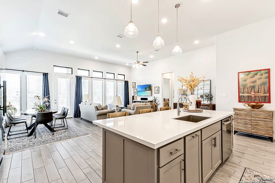 Furnished interior view inside a new home in , Bulverde (Image 8). Furnished interior view inside a new home in , Bulverde (Image 8).