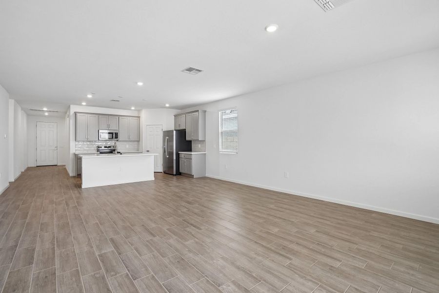 Kitchen and great room