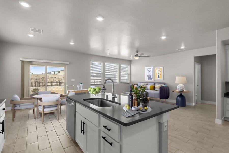 Representative furnished interior of a home built from the Journey by View Homes in The View at Desert Springs | Thoughtful Collection, El Paso (Image 3).