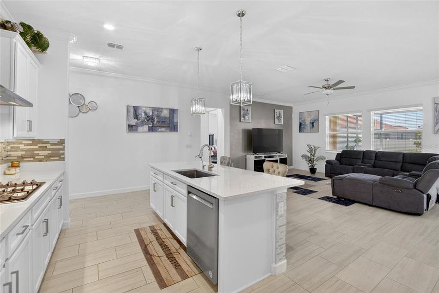 Furnished interior view inside a new home in Southshore Bay: The Estates, Wimauma (Image 15).