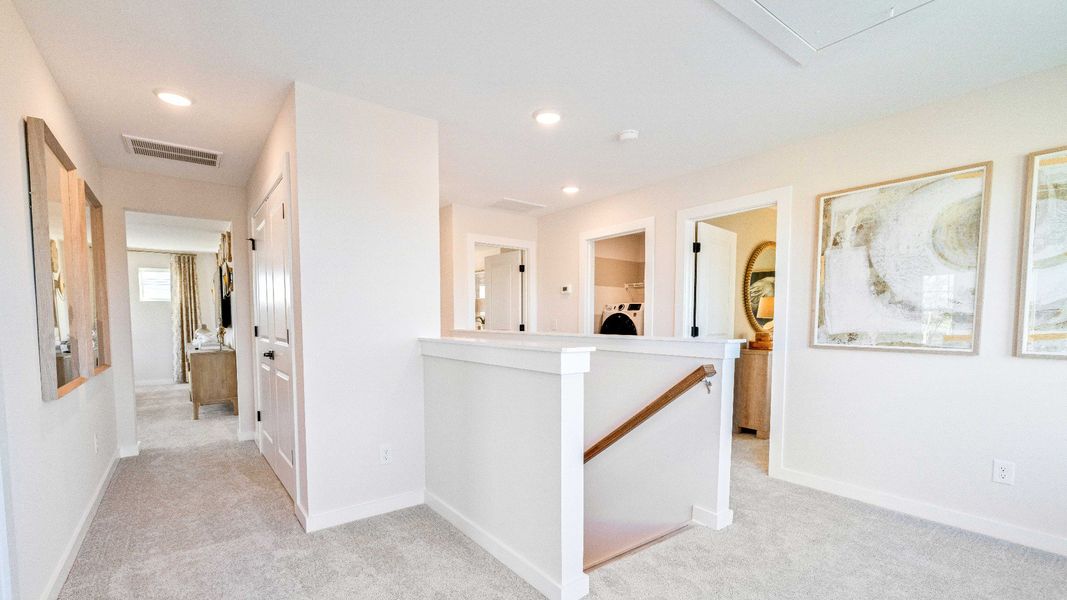 Representative furnished interior of a home built from the Bedford by DRB Homes in Cottages of Bearwood, Mount Pleasant (Image 17).