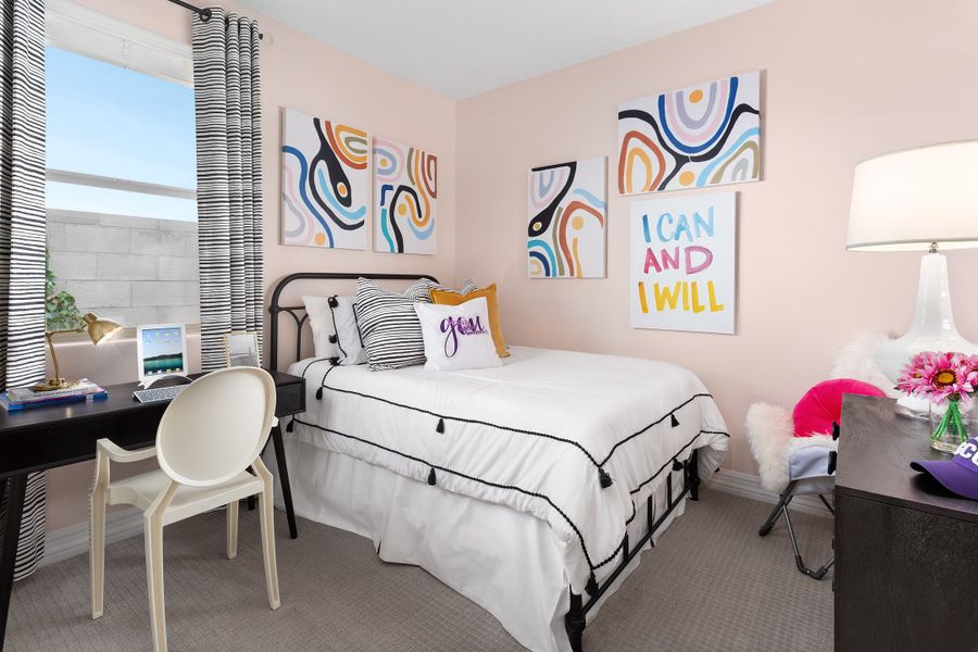 Representative furnished interior of a home built from the Pinehurst by Beazer Homes in Acacia Foothills at Estrella: Acacia Foothills II, Goodyear (Image 16).