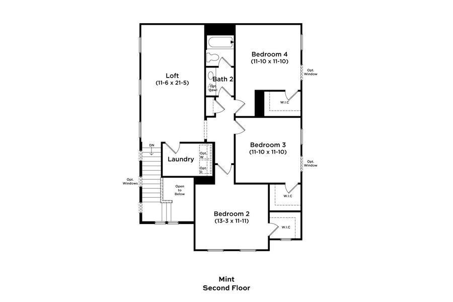 2D floor plan layout of this home in Essex Village, Franklinton, NC (Image 3). 2D floor plan layout of this home in Essex Village, Franklinton, NC (Image 3).