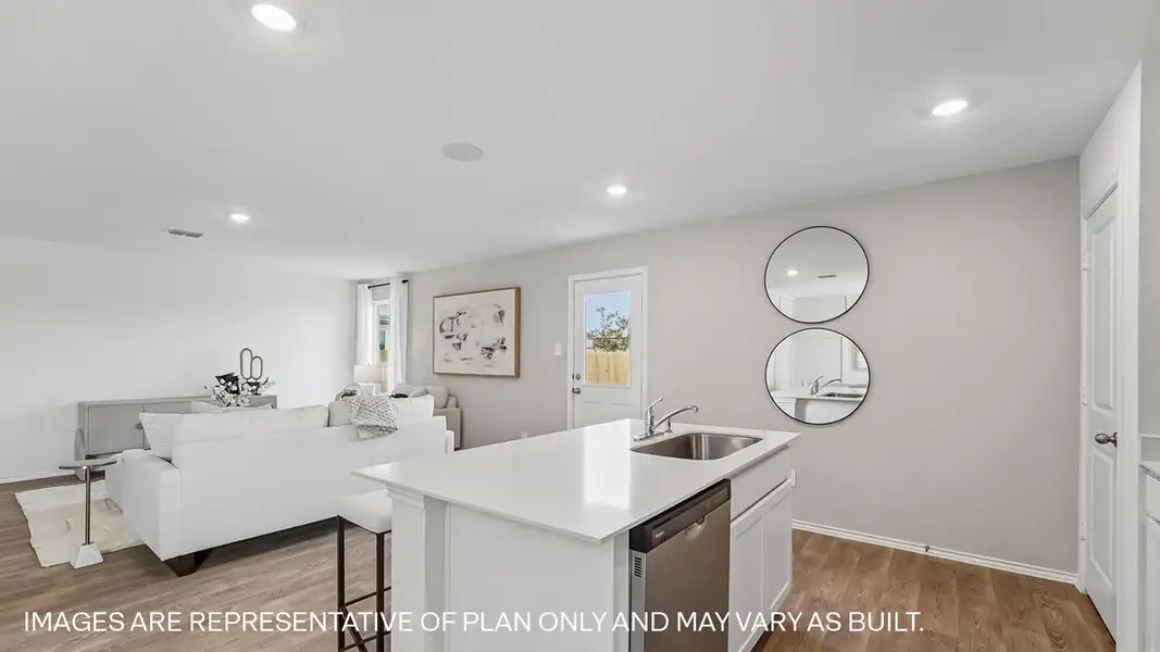 Furnished interior view inside a new home in Marigold, Kyle (Image 11).