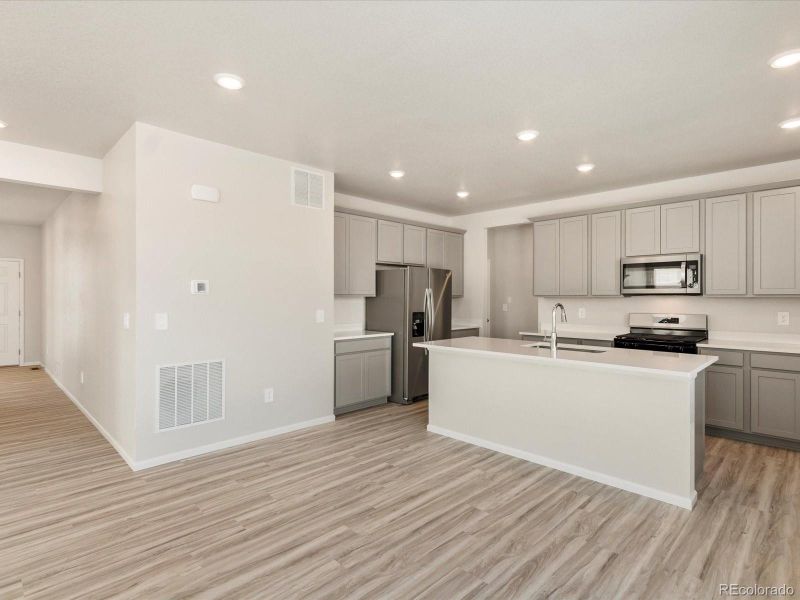 Furnished interior view inside a new home in Revere at Johnstown, Johnstown (Image 9). Furnished interior view inside a new home in Revere at Johnstown, Johnstown (Image 9).