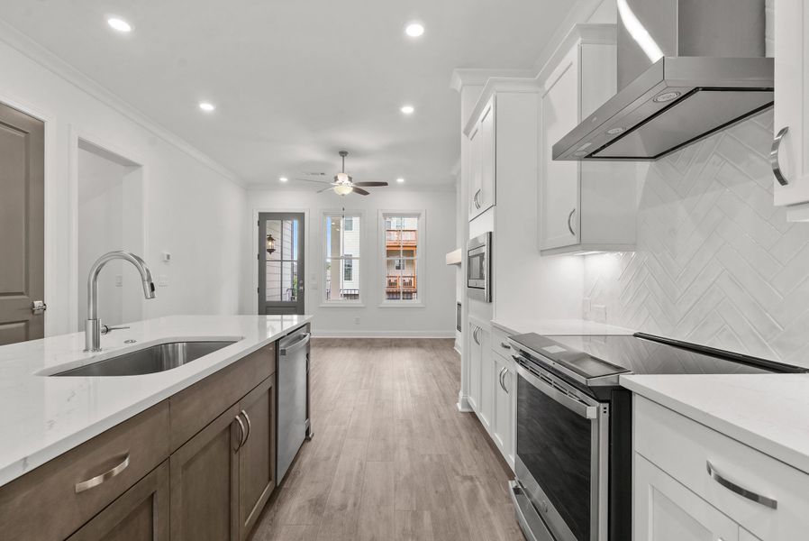 Representative furnished interior of a home built from the The Barrett II by The Providence Group in Waterside Condos, Peachtree Corners (Image 4). Representative furnished interior of a home built from the The Barrett II by The Providence Group in Waterside Condos, Peachtree Corners (Image 4).