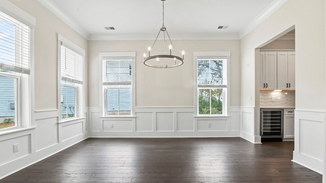 dining room Stonehaven II by DRB Homes